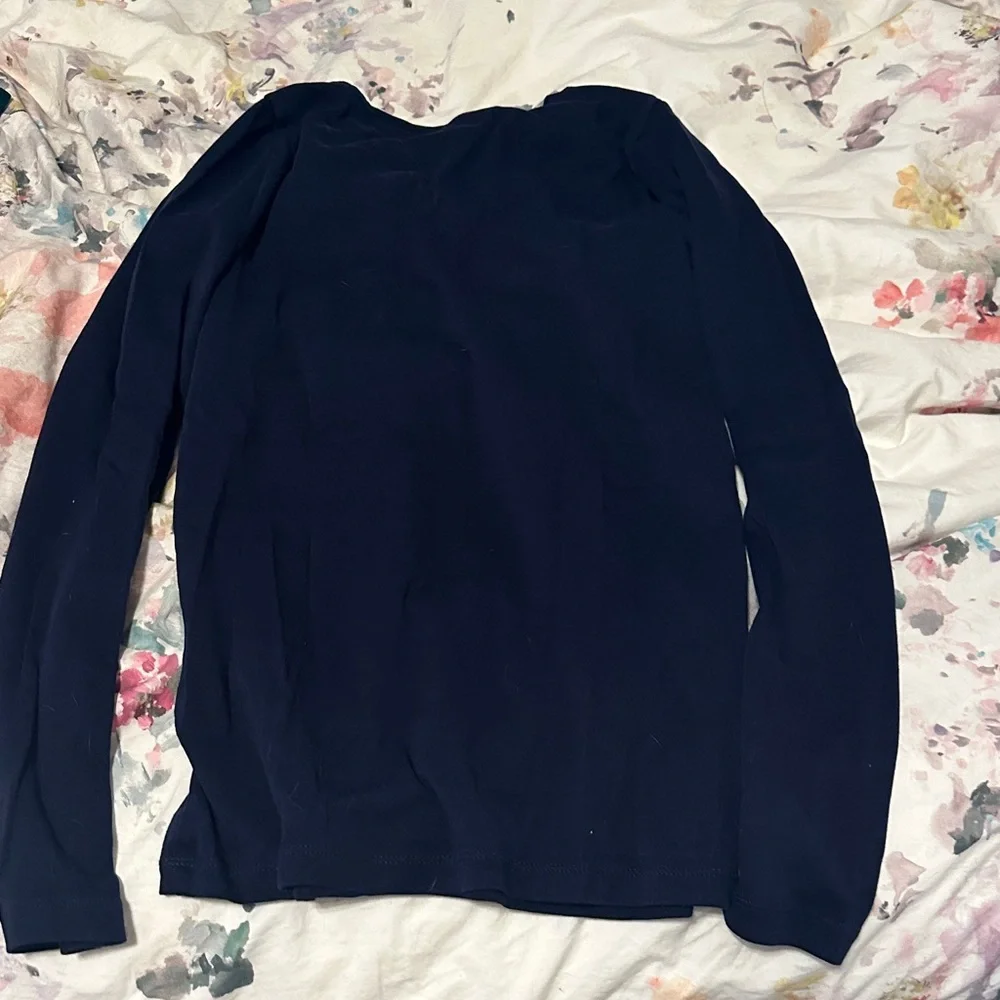 J.Crew Dark Blue Perfect Fit Tee - Picture 4 of 4